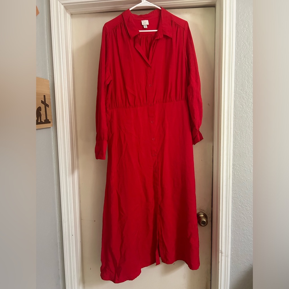 Red dress